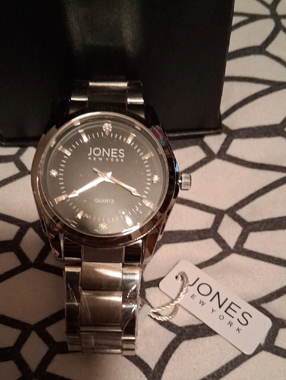 Jones New York Men’s Silver Stainless Steel Watch